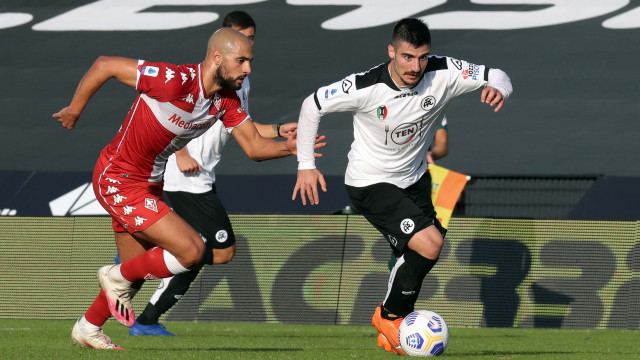 SPEZIA - FIORENTINA 18-10-2020 GENNARO ACAMPORA E AMRABAT. TASSONE/SILPRESS