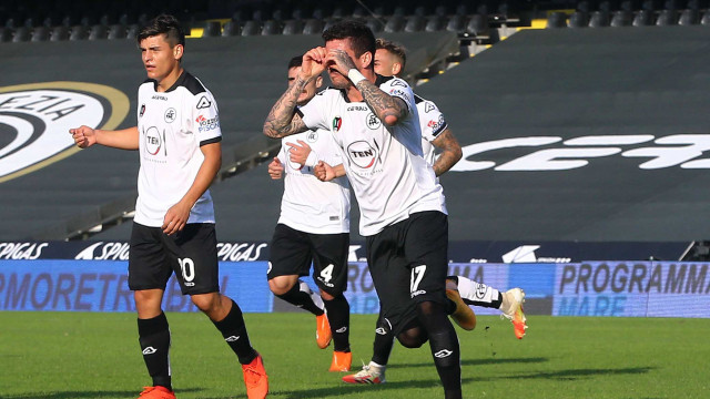 SPEZIA - FIORENTINA 18-10-2020 ESULTANZA DIEGO FARIAS. TASSONE/SILPRESS
