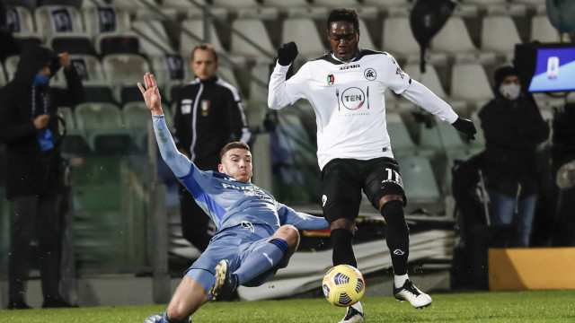 Foto Alessandro Castaldi/SilPress
21-11-2020 Cesena, Italia - Spezia vs Atalanta - Campionato di calcio Serie A TIM 2020/2021 - Orogel Stadium Dino Manuzzi
Nella foto: ROBIN GOSENS E GYASI
