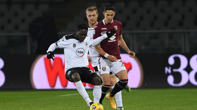 16-01-2021 Torino vs Spezia Campionato Serie A 2020/2021
©Manuela Viganti/Silpress
Nella foto: emmanuel gyasi e sasa lukic