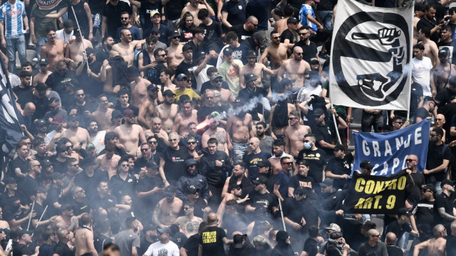 La Spezia 22/05/2022 - campionato di calcio serie A / Spezia-Napoli / foto Image Sport
nella foto: tifosi Napoli