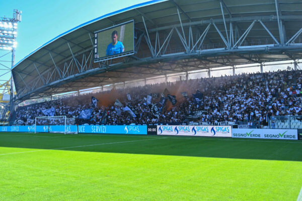 Spezia fans  during  Spezia Calcio vs SS Juve Stabia, Italian soccer Serie B match in La Spezia, Italy, September 20 2025