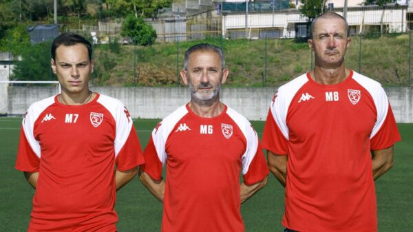 Staff Spezia Under17 - Beltrano - Napoletano - Innocenti